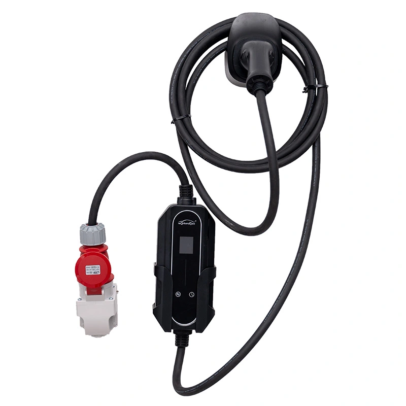 7kW Portable AC EV Charger na may Acrylic Housing para sa Bahay at Panlabas na Pagcha-charge